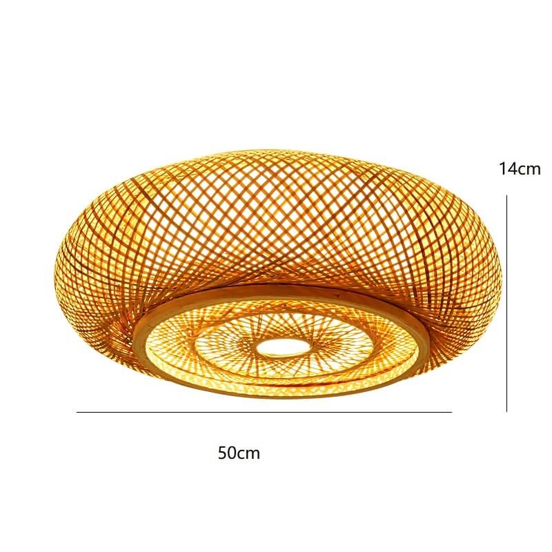 Eco-friendly Bamboo Hanging Ceiling Lamp
